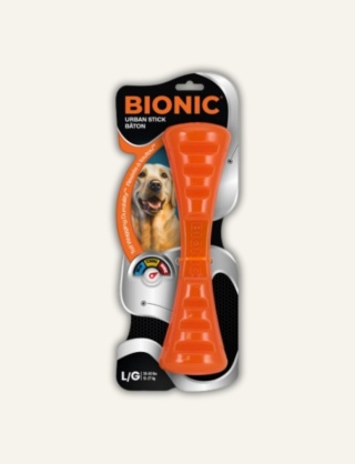BIONIC Urban Stick dla psa L 26 cm - wytrzymały gryzak do aportowania