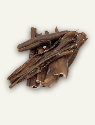 JELEŃ - Skóra z jelenia 100 g - naturalny przysmak dla psa