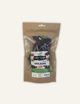 JELEŃ - serce jelenia naturalny gryzak dla psa 100 g
