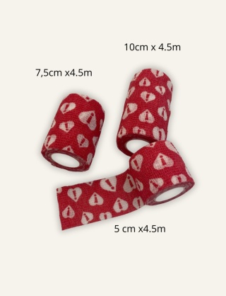 KRUUSE Chew-Stop 5cm x 4.5m 1 szt - gorzki bandaż kohezyjny dla zwierząt