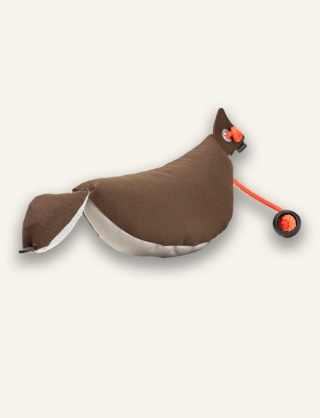 Kaczka Dummy Large brązowo-beżowa - aport treningowy dla psa myśliwskiego