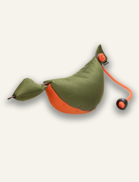 Kaczka Dummy Large khaki-pomarańczowa do treningu psów myśliwskich