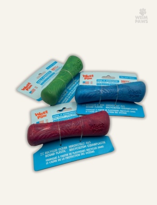 Kijek dla psa West Paw Drifty S 14,5 cm - zielony