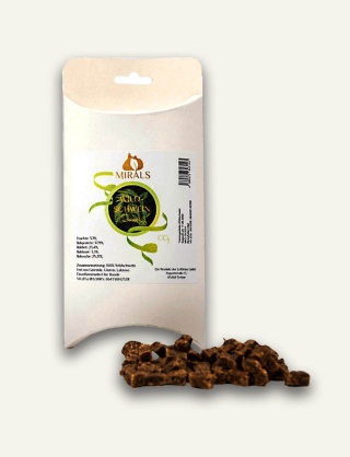 MIRALS Wildschwein Snack z dzika - monobiałkowe przysmaki treningowe dla psa 100 g