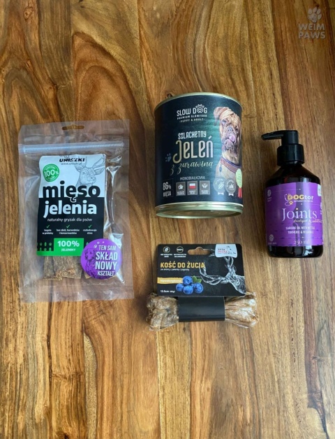 Naturalne produkty zestawu  dla psa Moc Natury