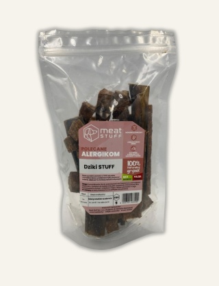 Naturalny zestaw gryzaków Dziki STUFF – dziczyzna 250 g
