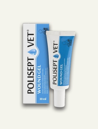 POLISEPT VET® WOUND GEL 30 ml - żelowy opatrunek dla psa i kota