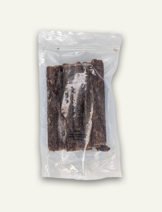 Paski mięsne z dzika 100 g - naturalne przysmaki dla psa