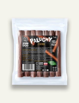 DZIK - Przysmak dla psa Paluch z dzika 7 szt – John Dog