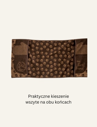 Ręcznik dla psa i kota 50x100 cm ZWOLTEX Best Friend brązowy
