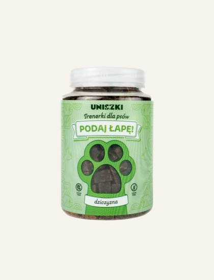 Trenerki z dziczyzny dla psa 150 g - Podaj Łapę Uniszki